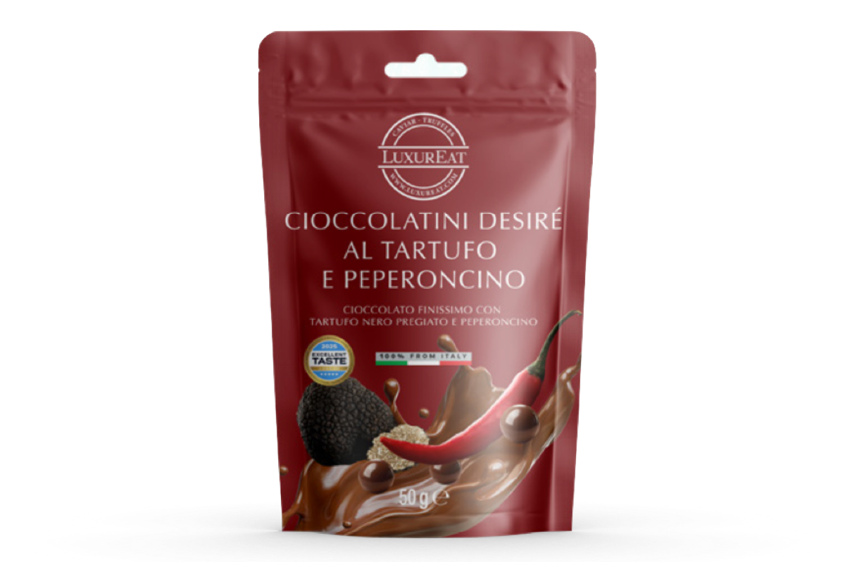 Cioccolatini Desirè al tartufo e peperoncino 50 gr