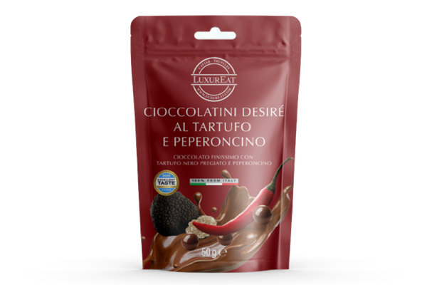 Cioccolatini Desirè al tartufo e peperoncino 50 gr